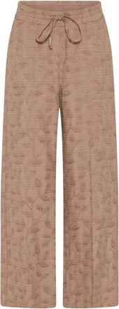 Gustav Wijde broek - Dames - Wijde Broeken - Beige - XL - Broeken