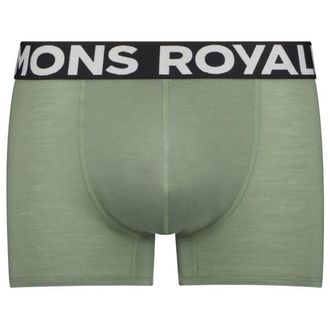 Mons Royale Hold em Shorty Boxer Merinounterwäsche für Herren | grün