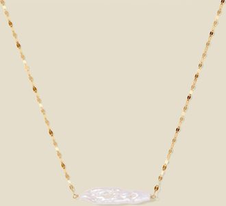 Made by Mary Baroque Pearl Bar Necklace