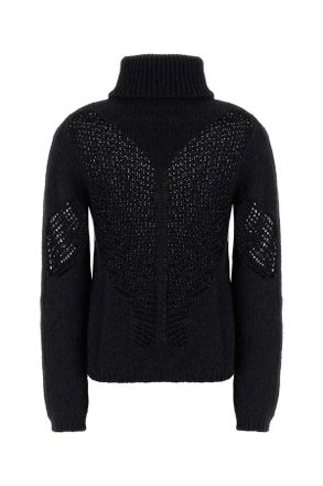 Our Legacy Womens Charcoal Wool Sweater Low Twist Merino Exterior: Maglieria