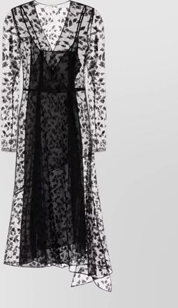 Fendi lace midi dress