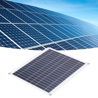 Infinite Kit Solar Fotovoltaico De 20 W Con Controlador De Carga Port&aacute;til Y Plegable De 100 A Y Cargador Para Tel&eacute;fonos M&oacute;viles Y Veh&iacute;culos (monocristalino)