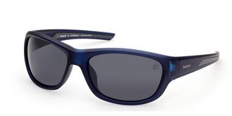 Timberland TB9247 Polarized 91D Mens Sunglasses Blue Size 62