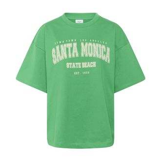 Saint Tropez Oversized Jelly Bean Sweatshirt - Dames - Tops - Groen - Maat: L