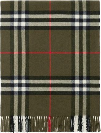 Burberry Bufanda Giant Grande - Heren - Wintersjaals - Groen - ONE Size - Accessoires