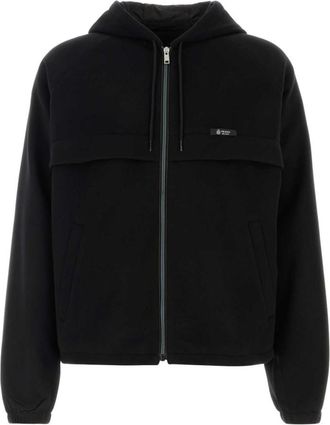Prada Black Logo Hood Jacket
