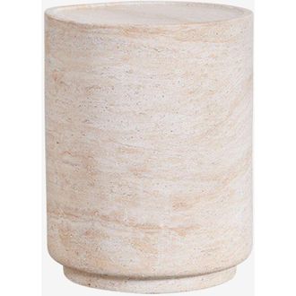 Sklum Mesita De Noche Redonda &Oslash;35 Cm En Cemento Darwys Sklum