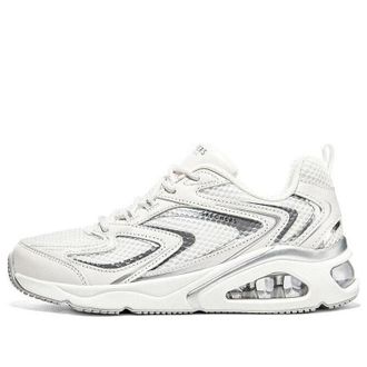 Skechers (WMNS) Skechers Tres-Air Uno Vision-airy White Silver 177425-WSL