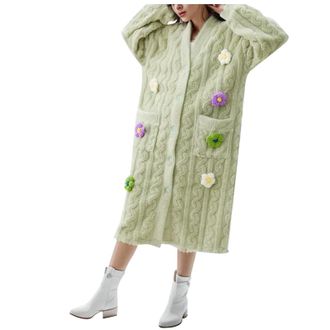 Generic Dressing Gown Nightdresses for Women UK Thickened Coral Velvet Pyjamas Cute Flower Sleepwear Home Clothing V Neck Loungewear Home Wear As A Winter Coa