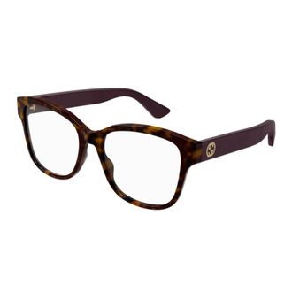 Gucci Minimal Oversized Vierkante Acetaat Zonnebril - unisex - Brillen - Bruin - ONE Size - Accessoires