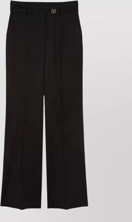 Sportmax high waist trousers wide leg pockets