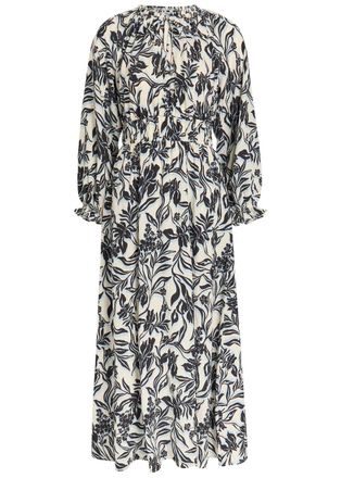 Rails Matia Floral-print Woven Midi Dress - Black - S (UK8-10 / S)