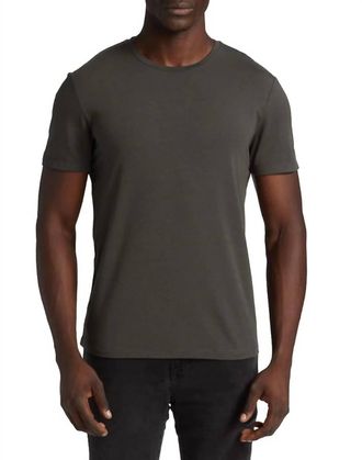 Paige Mens Cash Crew Neck Tee In Iron Gate