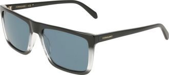Ferragamo SF2123S 029 Mens Sunglasses Grey Size 58