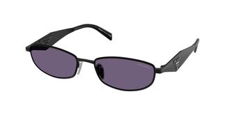 Prada PR D51S 7AB70W Womens Sunglasses Black Size 55