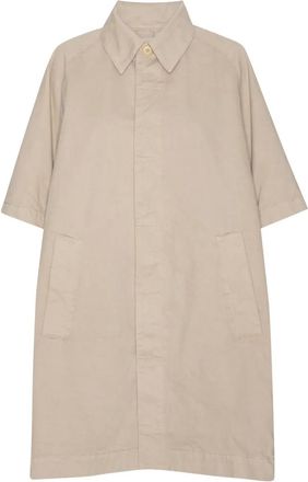 Henrik Vibskov Jas met korte mouwen en knopen - Beige