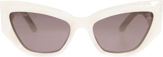 Balenciaga Zonnebril - Dames - Zonnebrillen - Wit - ONE Size - Accessoires