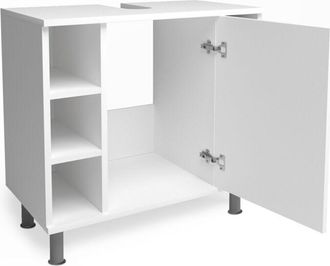 Vicco Mueble bajo lavabo Fynn, Blanco, 60 x 54 cm