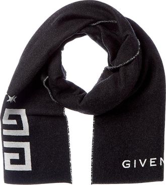 Givenchy 4G Reversible Wool & Silk-Blend Scarf