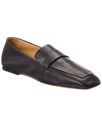 The Row Square Leather Loafer