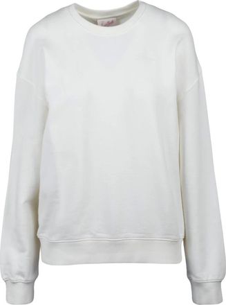 MC2 Saint Barth Hoodies & sweatvesten, Dames, Wit, M, Katoen, Felpa Sweatshirt