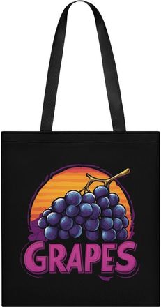Generic Grapes Womens Tote Casual Shopping Bag Lightweight Shoulder Bags Hobos Handbag for Work Travel Daily 35x40cm