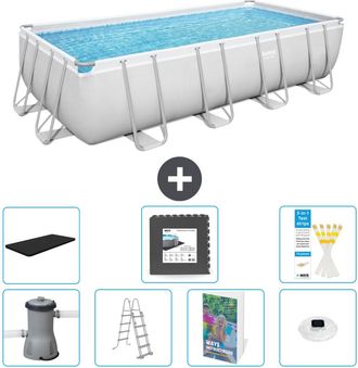 Bestway Piscina Bestway Power Steel Rectangular - 488x244x122 Cm - 8-piezas S608