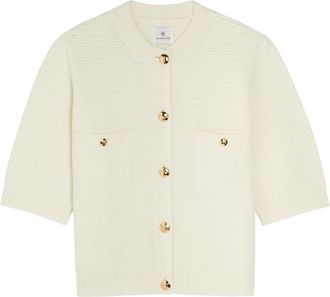 Anine Bing Christa Knit top - Ivory - S (UK8-10 / S)