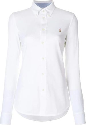 Polo Ralph Lauren Long Sleeve Blouse Heidi - Dames - Overhemden - Wit - XS - Overhemden