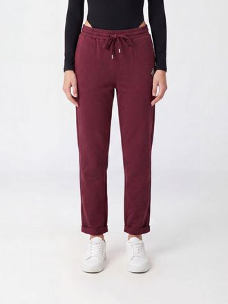 Liu Jo Pantaloni jogging in jersey con logo strass e vita elasticizzata