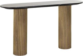 Richmond Interiors Design Konsole Dayton mit schwarzer Marmorplatte