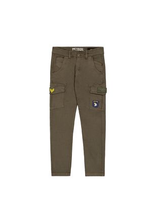 Alpha Industries Cargohose ALPHA INDUSTRIES Petrol Patch Pant, Herren, Gr. 32, Normalgr&ouml;ssen, schwarz (schwarz olive), Obermaterial: 98% Baumwolle, 2% Elastan; Futter: