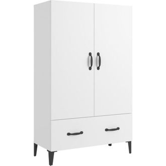 vidaXL Highboard White 70x31x115 cm Engineered Wood Vidaxl