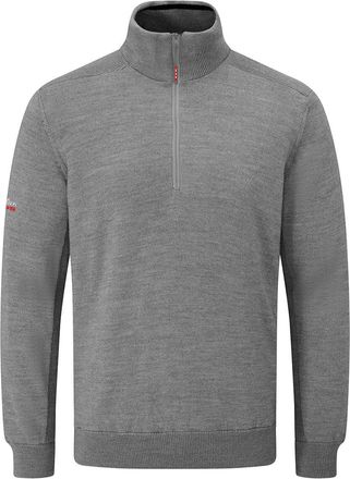 Oscar Jacobson Mens Rumsey Sweater - Pewter Marl - L