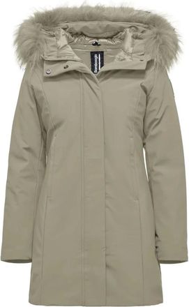 Bomboogie Parka larga de softshell - Coats - Mujer - Beige - XL
