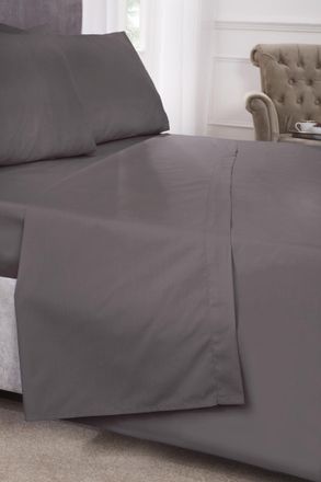 Emma Barclay 180 Thread Count Percale Duvet Set in Grey - Super King Bed - Emma Barclay | TJ Hughes