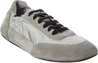 Prada Collapse Re-Nylon & Suede Sneaker