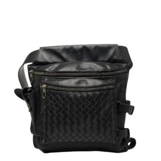Bottega Veneta Pre-owned Intrecciato Leren Heuptas - Dames - Pre-owned - Zwart - Maat: ONE Size Leer