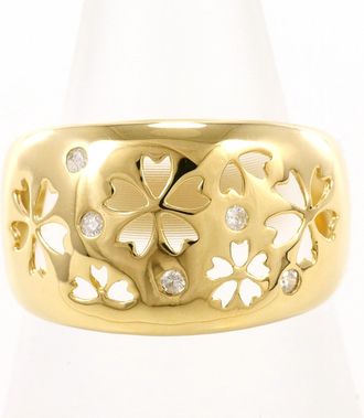 C&A Yellow Gold Yellow Gold (18K) Band Ring (Pre-Owned)