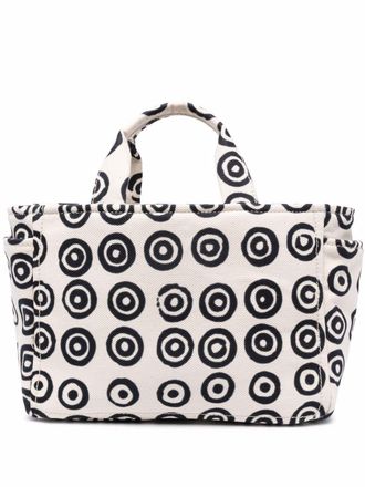 10 Corso Como Borsa tote con stampa - Bianco
