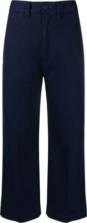 Ralph Lauren Wd Lg Chno cropped platte voorkant