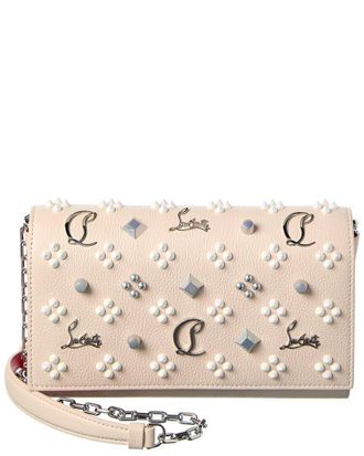 Christian Louboutin Paloma Leather Wallet On Chain