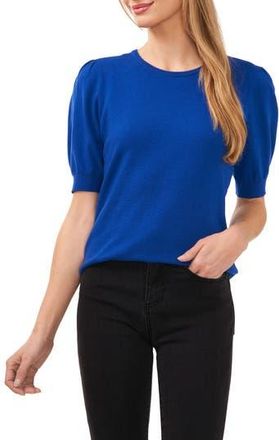 CeCe by Cynthia Steffe Puff Sleeve Sweater in Deep Royal Blue at Nordstrom Rack, Size Small