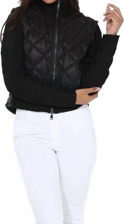 Rain + Rose Zinnia Jacket In Black