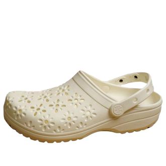 Crocs Classic Clog Floral Cut-Out Chalk 210927-0WV