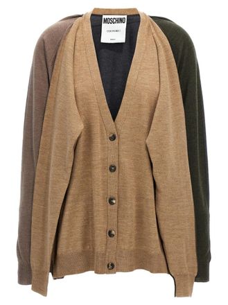 Moschino Multicolor 4-sleeve cardigan