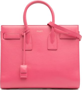 Saint Laurent Pre-owned Womens Sac De Jour Tote Bag - Light Pink Leather - One Size