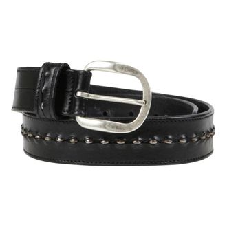 Golden Goose Dames, Accessoires, Zwart, Maat: 80 CM Leer