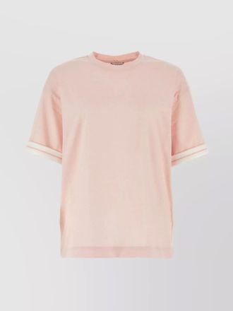 Burberry ribbed crew-neck oversized cotton t-shirt