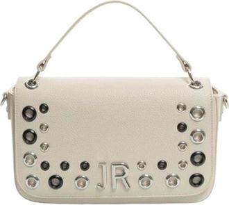 John Richmond Stijlvolle Schoudertas Ponzio - Dames - Handtassen - Beige - ONE Size - Tassen